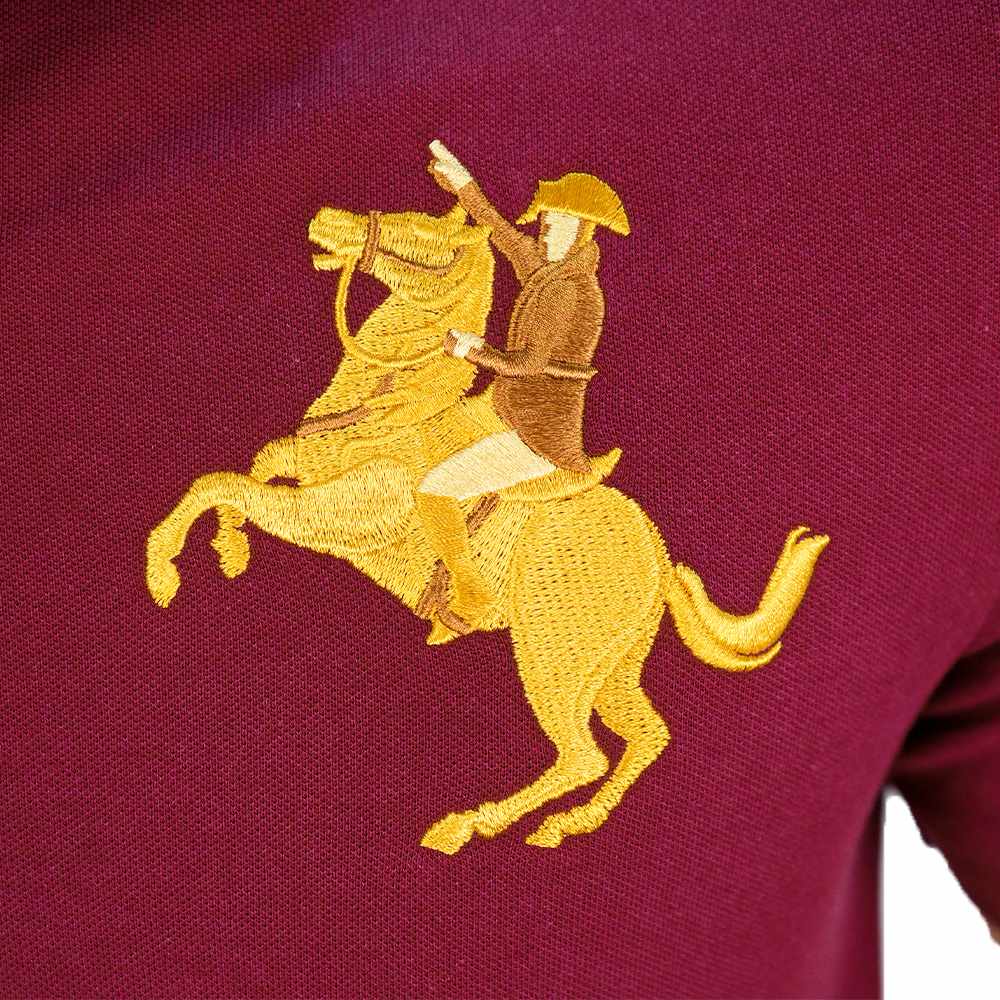 Men's Slim Pique Napoleon Embroidery Polo - Image 4