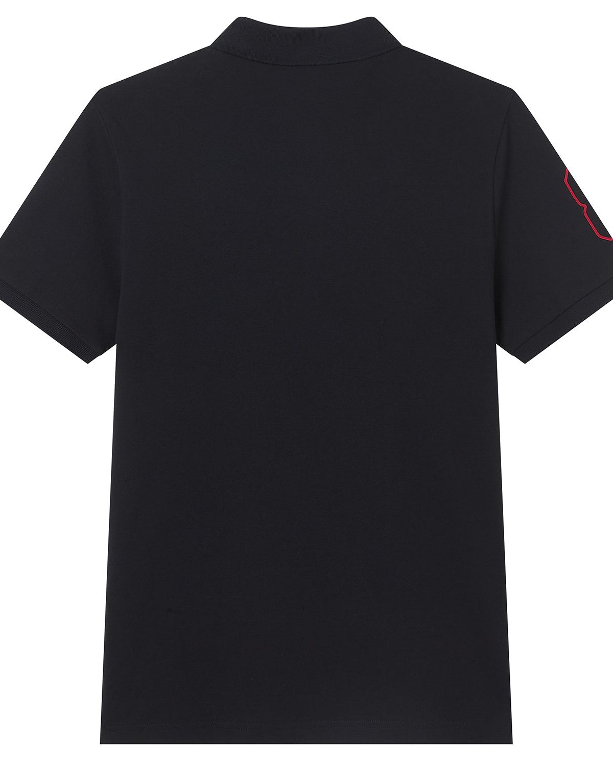 Men's Slim Fit 3D Lion Embroidery Lycra Pique Polo - Image 7