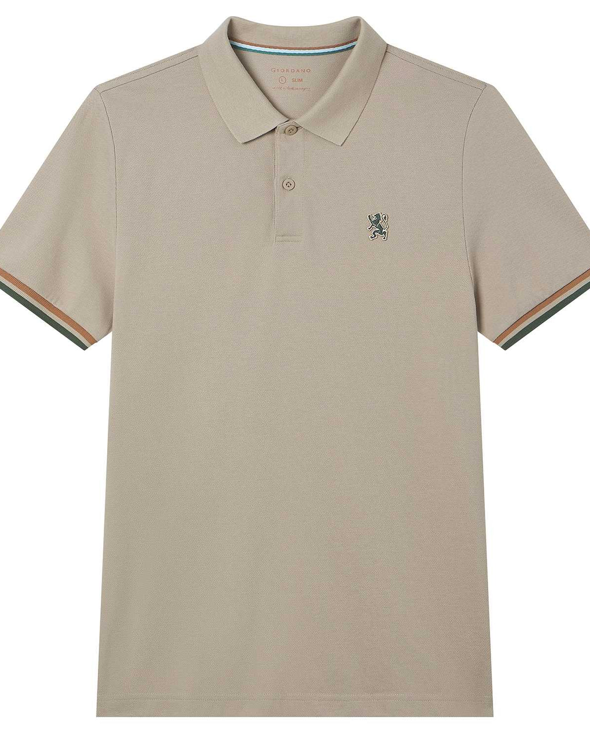 Men's Slim Fit Embroidery Solid Polo - Image 6
