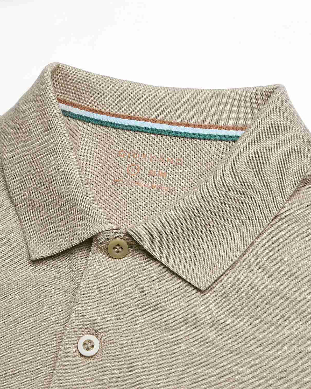 Men's Slim Fit Embroidery Solid Polo - Image 8