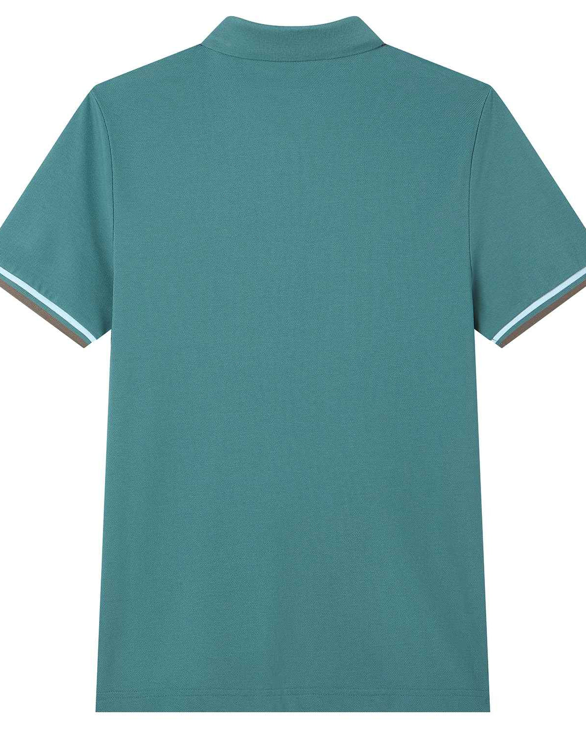 Men's Slim Fit Embroidery Solid Polo - Image 7