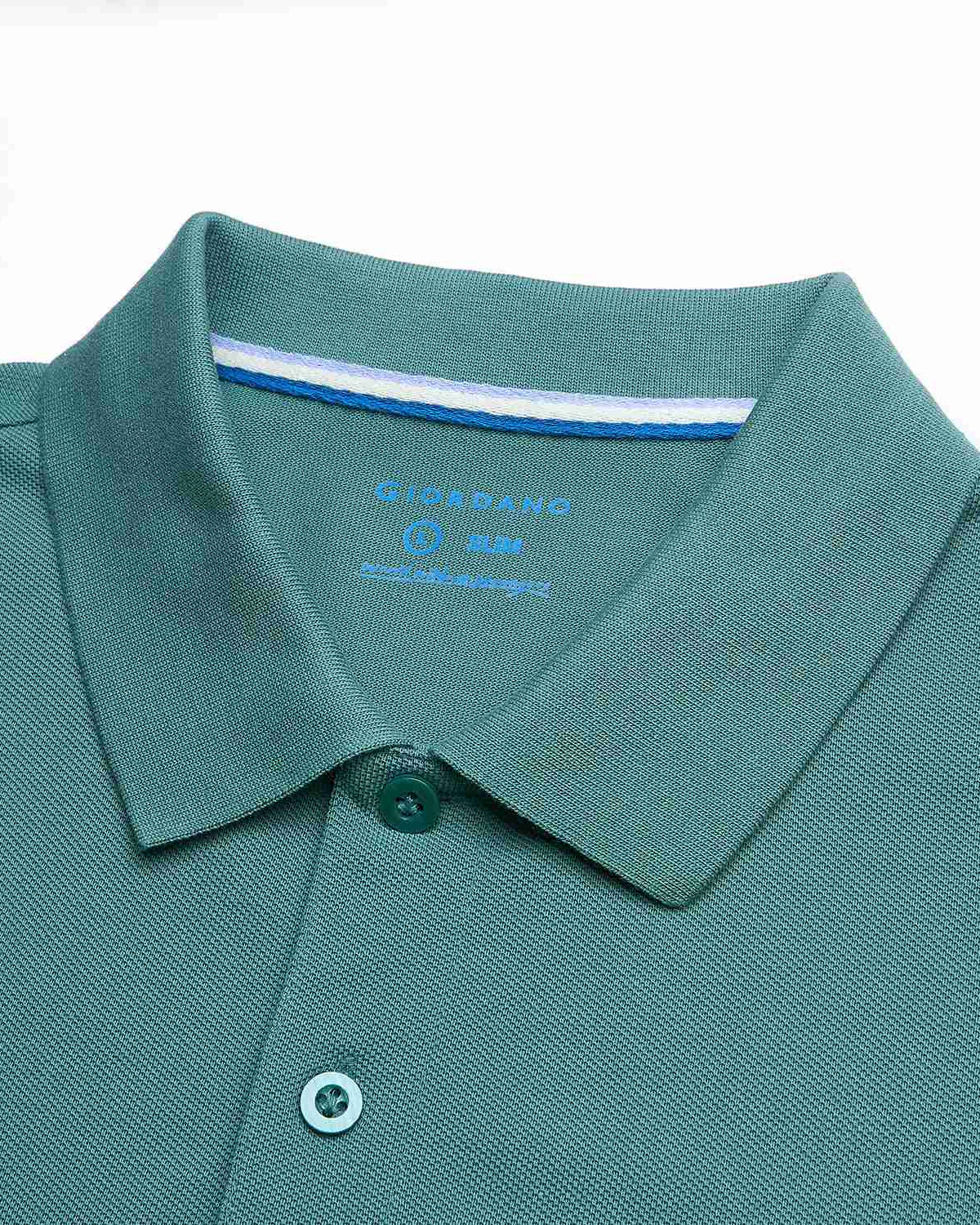 Men's Slim Fit Embroidery Solid Polo - Image 8