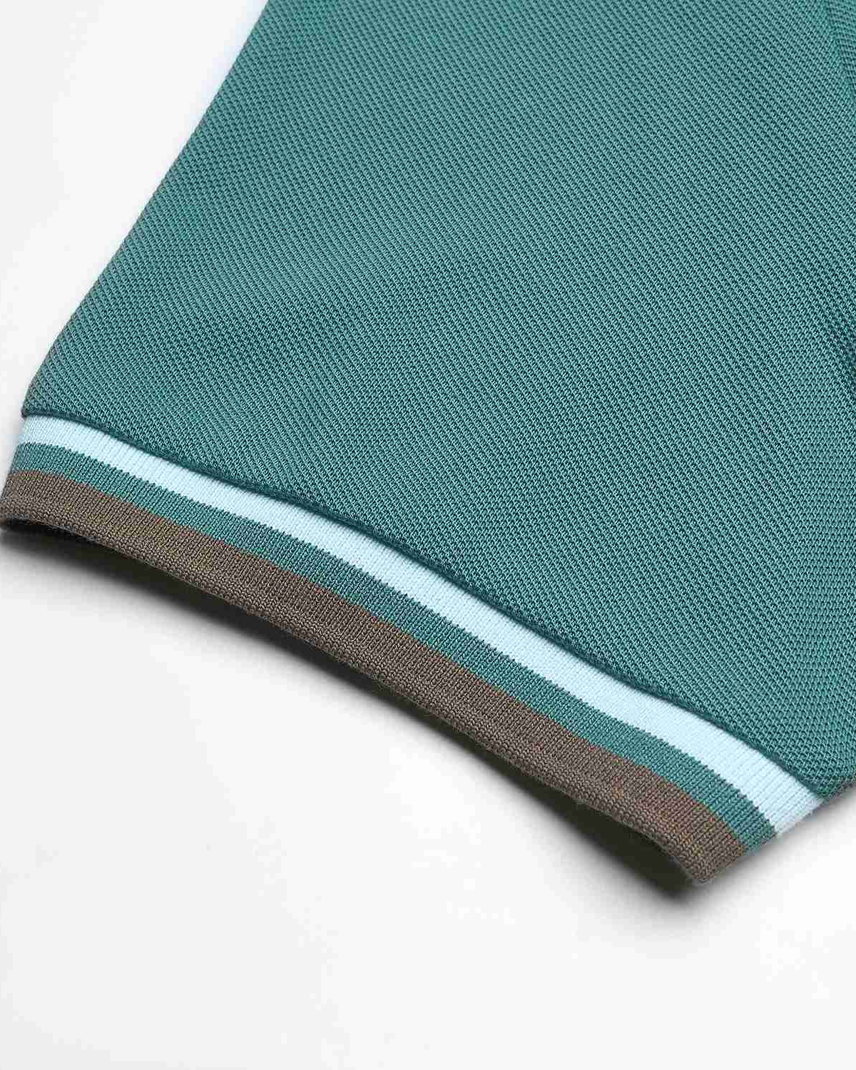 Men's Slim Fit Embroidery Solid Polo - Image 9