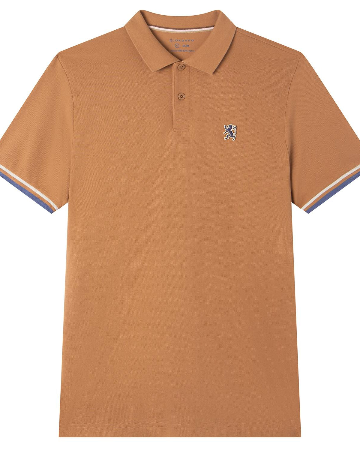 Men's Slim Fit Embroidery Solid Polo - Image 6