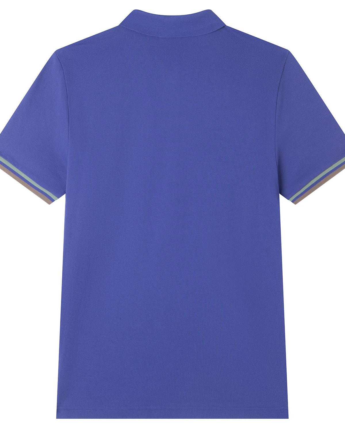 Men's Slim Fit Embroidery Solid Polo - Image 7