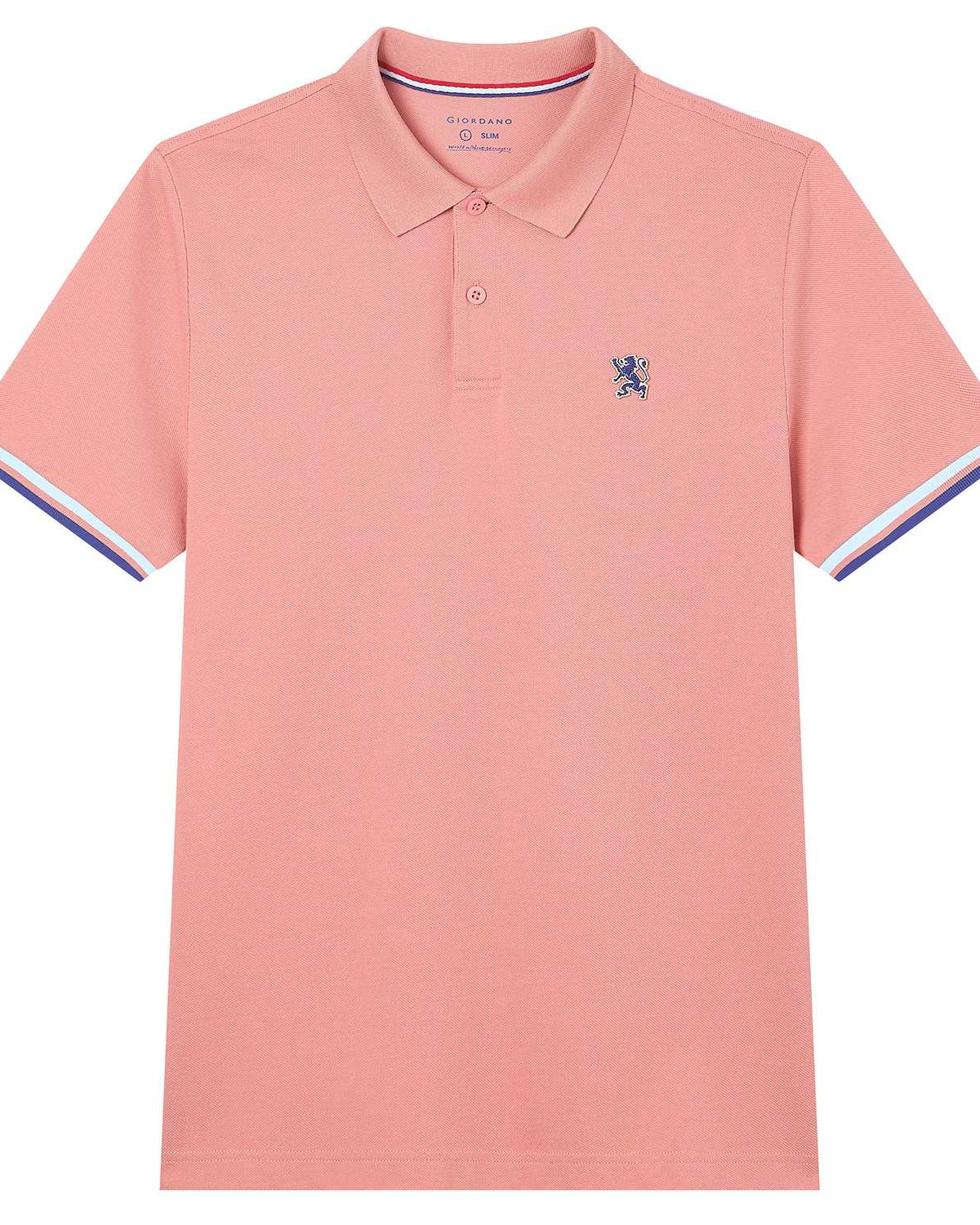 Men's Slim Fit Embroidery Solid Polo - Image 6
