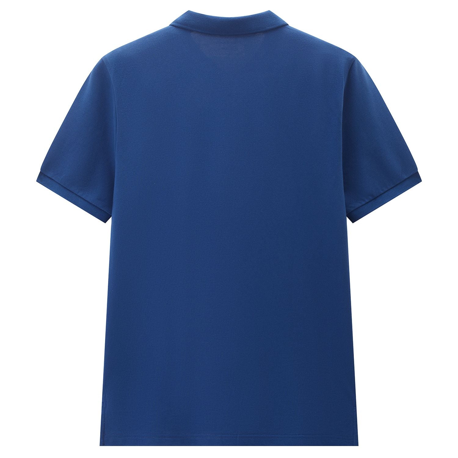 Men's Knit Collar Short Sleeve Slim Fit Zipper Polo - Image 8