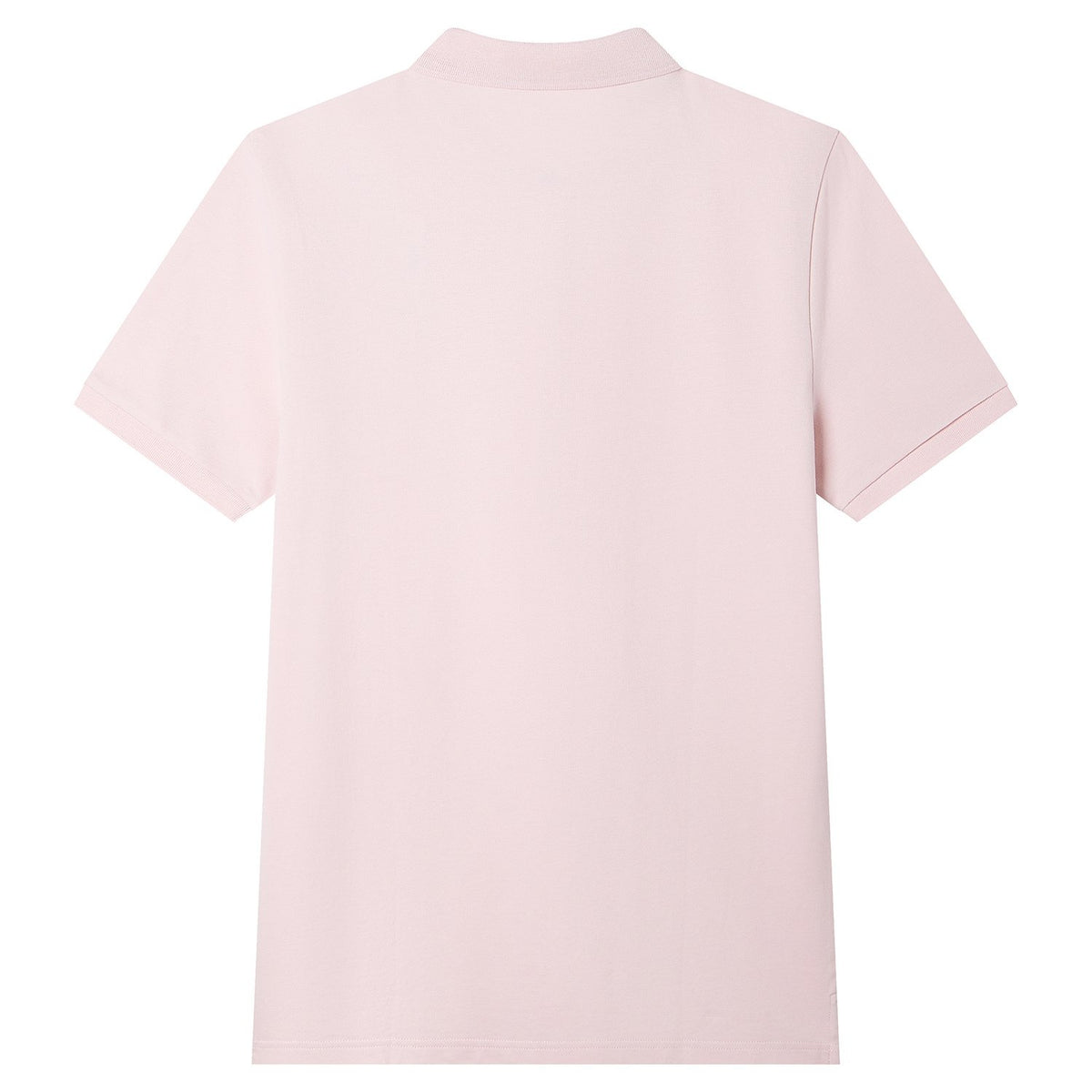 Men's Knit Collar Short Sleeve Slim Fit Zipper Polo - Image 7