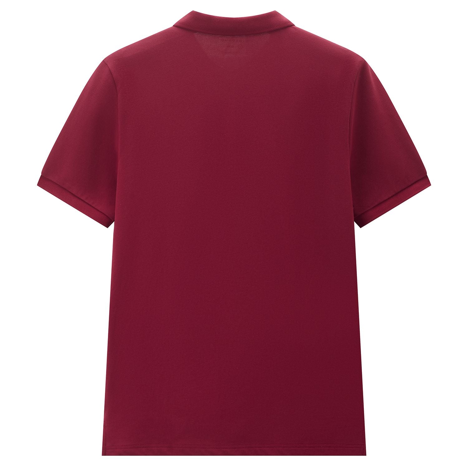 Men's Knit Collar Short Sleeve Slim Fit Zipper Polo - Image 6