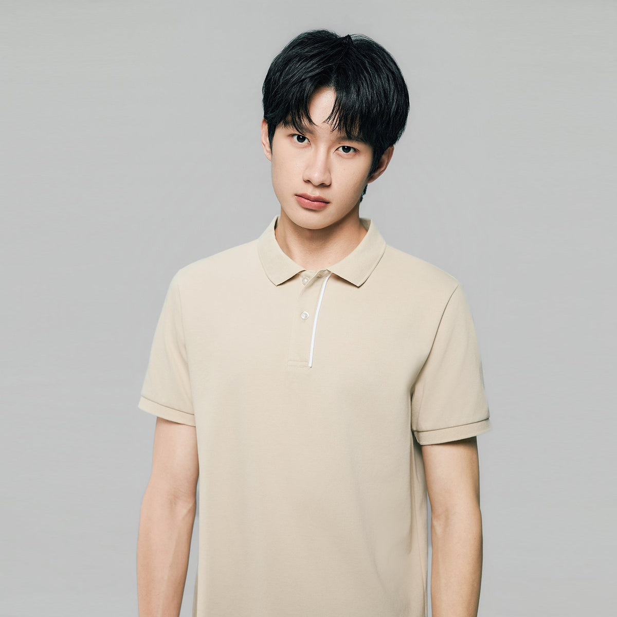 Men's Slim Fit Cool Touch Solid Polo Shirt - Image 5