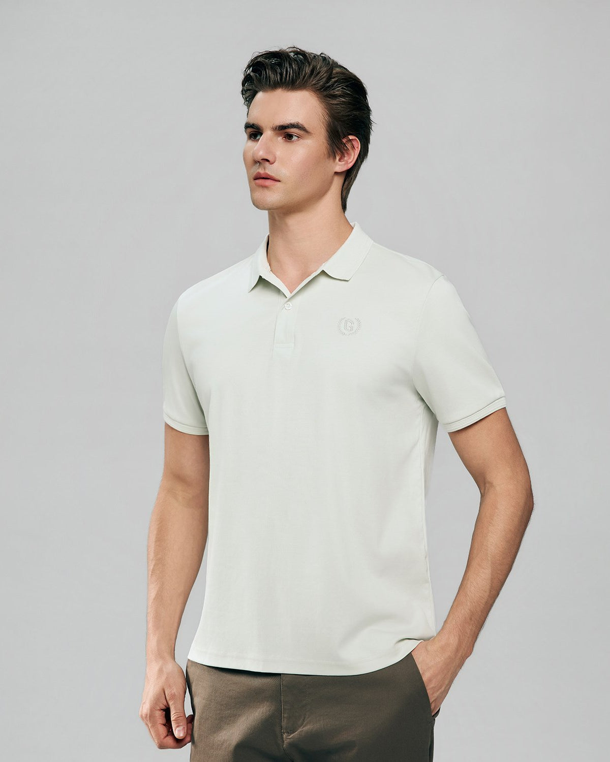 Mens's Liquid Touch Slim Fit Polo - Image 2