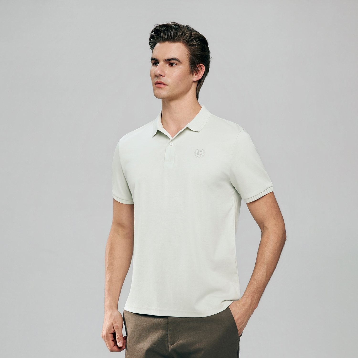 Mens's Liquid Touch Slim Fit Polo - Image 2