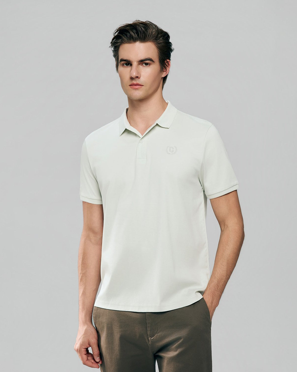 Mens's Liquid Touch Slim Fit Polo - Image 3