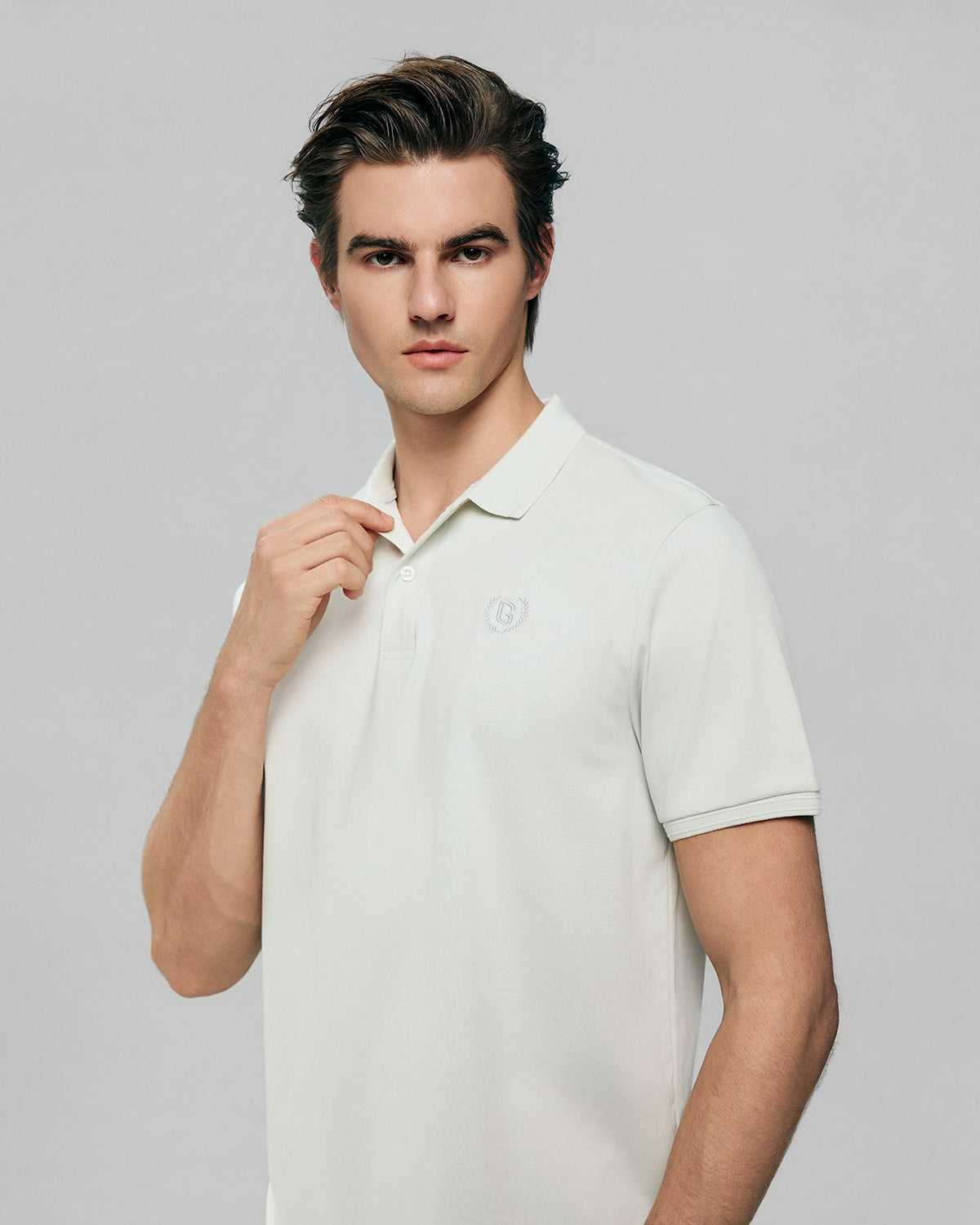 Mens's Liquid Touch Slim Fit Polo - Image 4