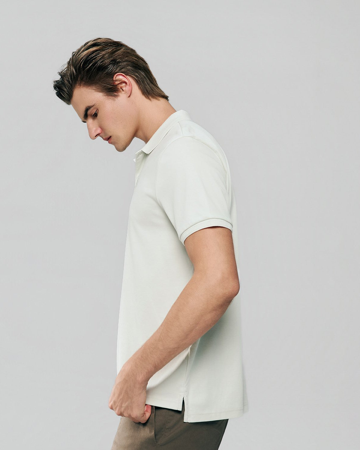 Mens's Liquid Touch Slim Fit Polo - Image 5