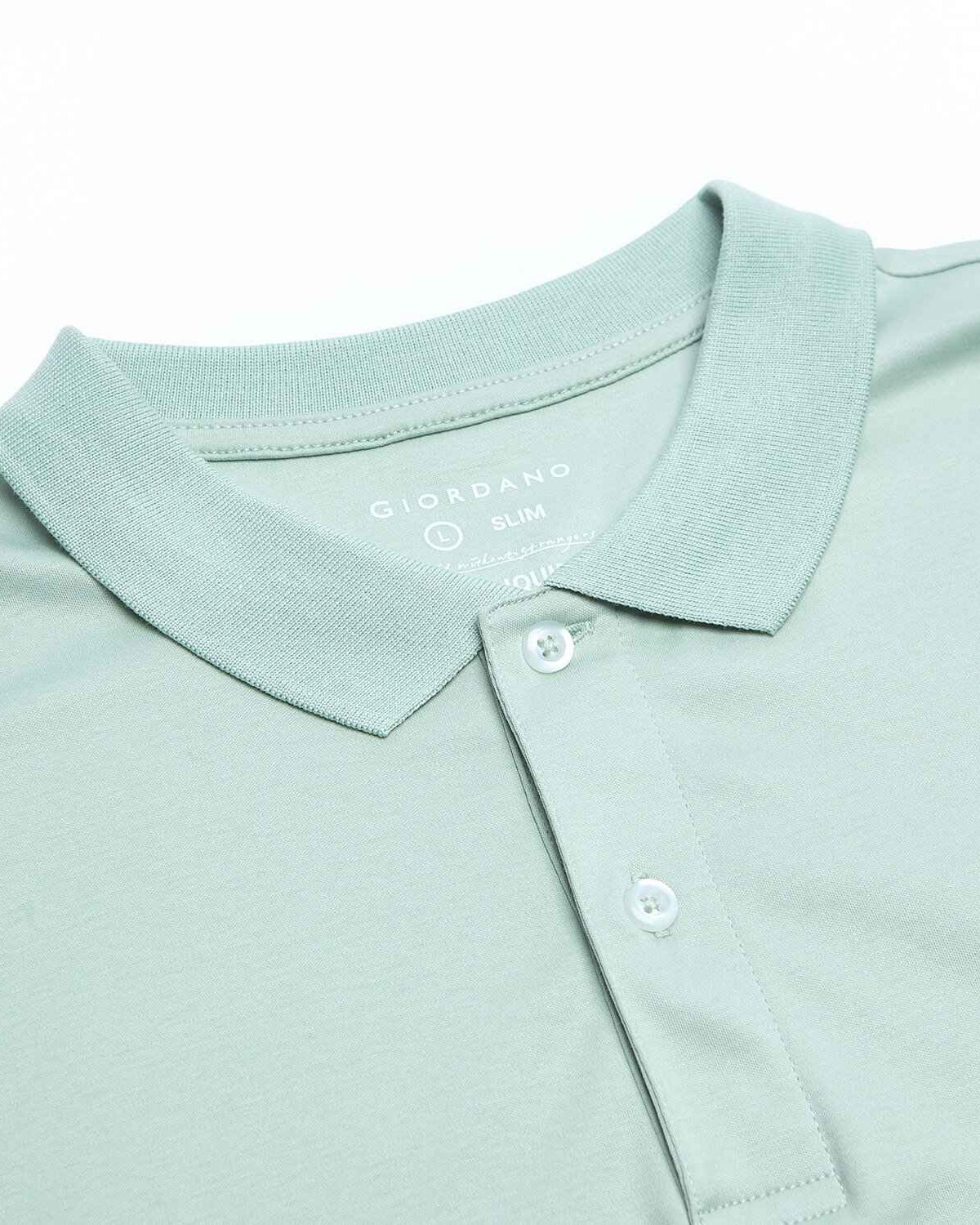 Men's Slim Fit Liquid Touch Cotton Interlock Polo - Image 8