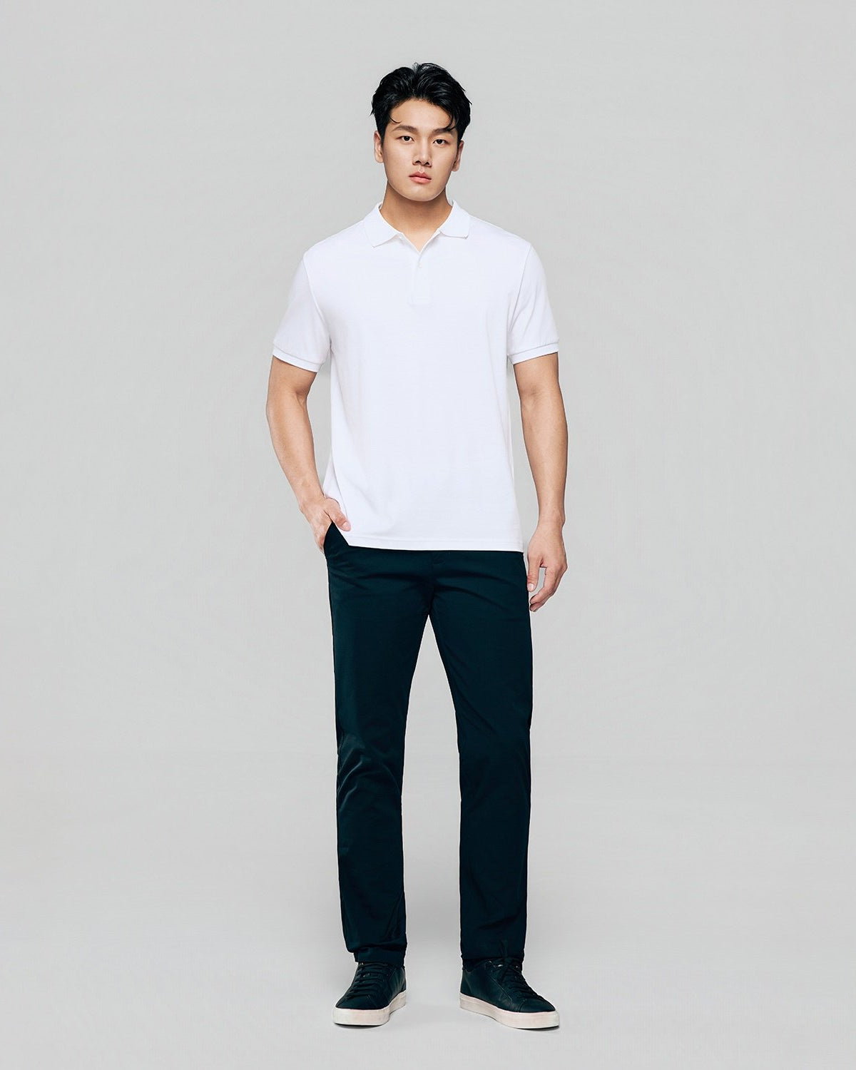 Men Regular Luxe Touch Cotton Polo Shirt - Image 1