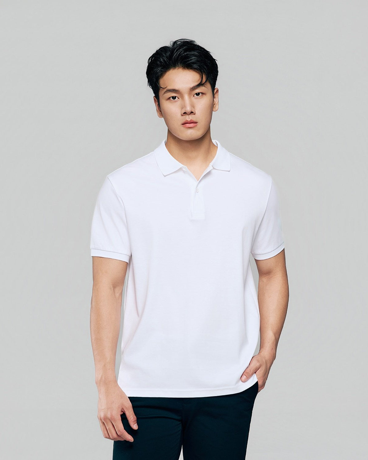 Men Regular Luxe Touch Cotton Polo Shirt - Image 3