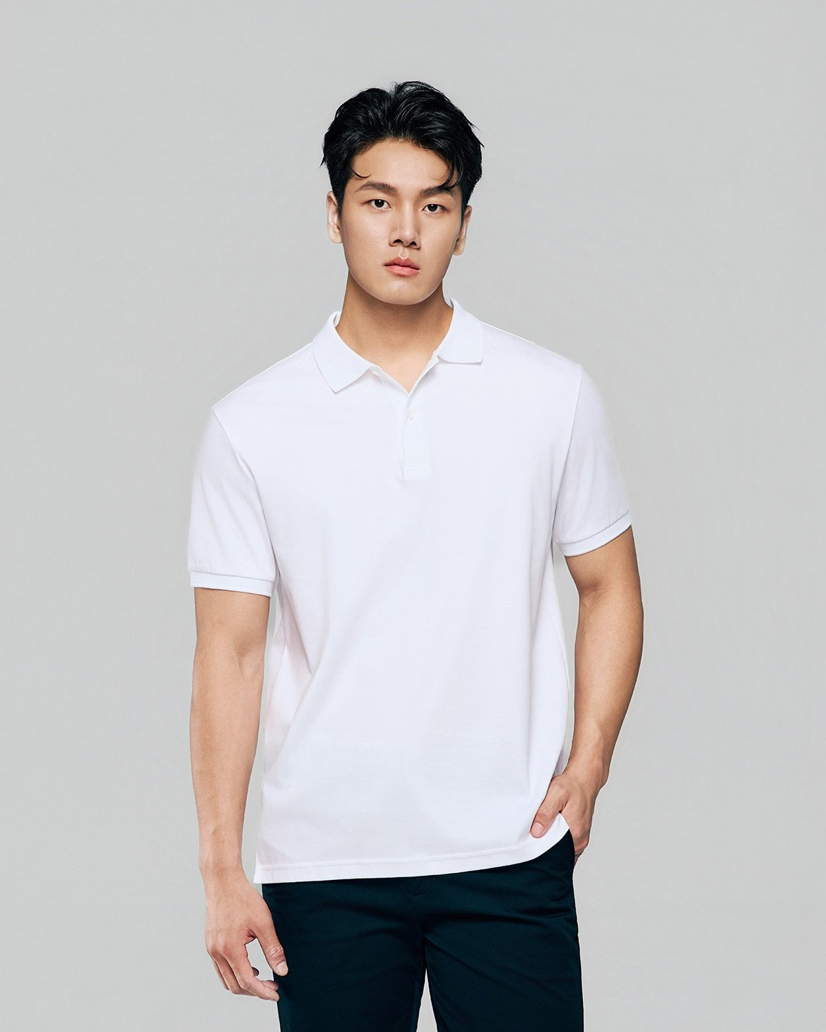 Men Regular Luxe Touch Cotton Polo Shirt - Image 4