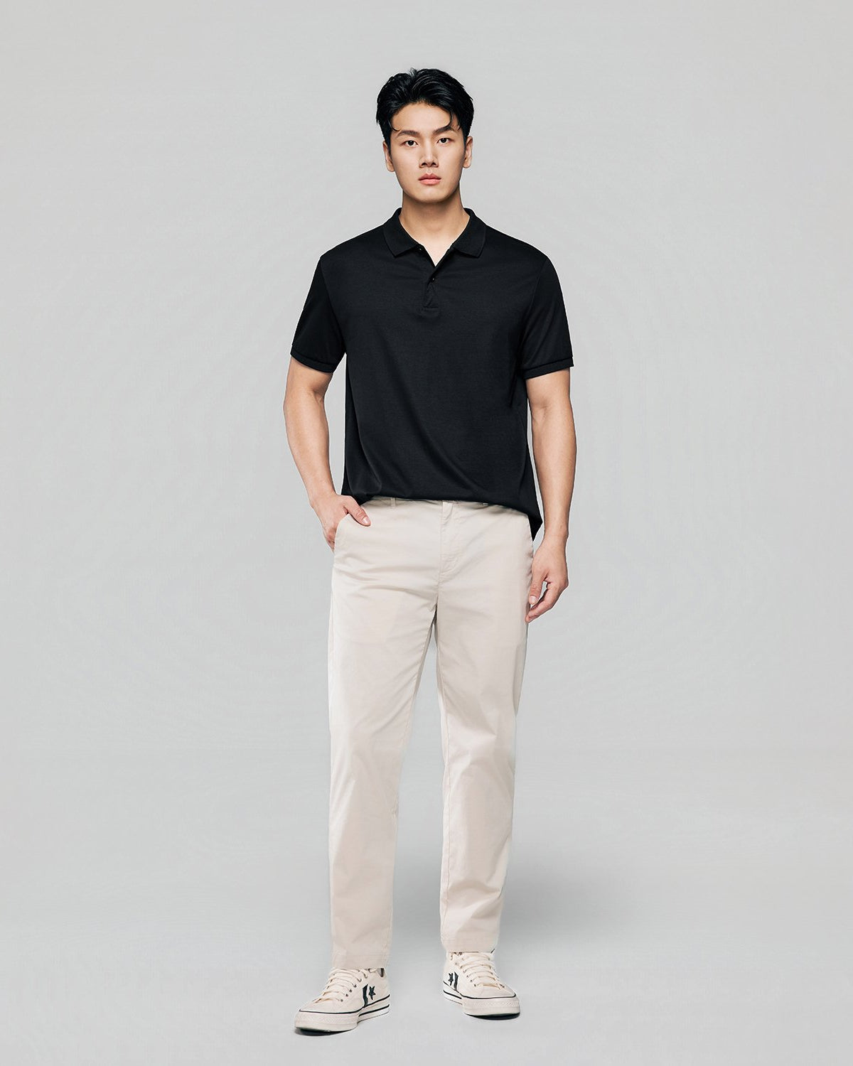 Men Regular Luxe Touch Cotton Polo Shirt - Image 1