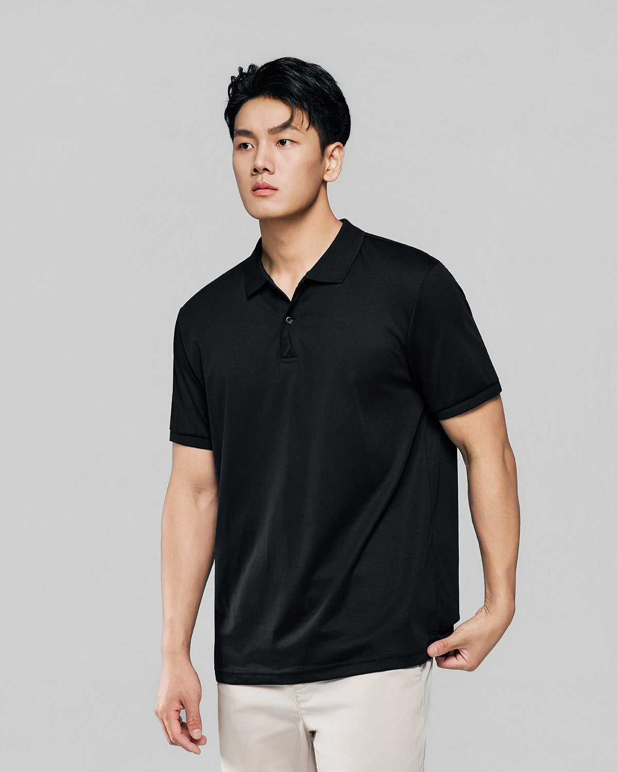 Men Regular Luxe Touch Cotton Polo Shirt - Image 2