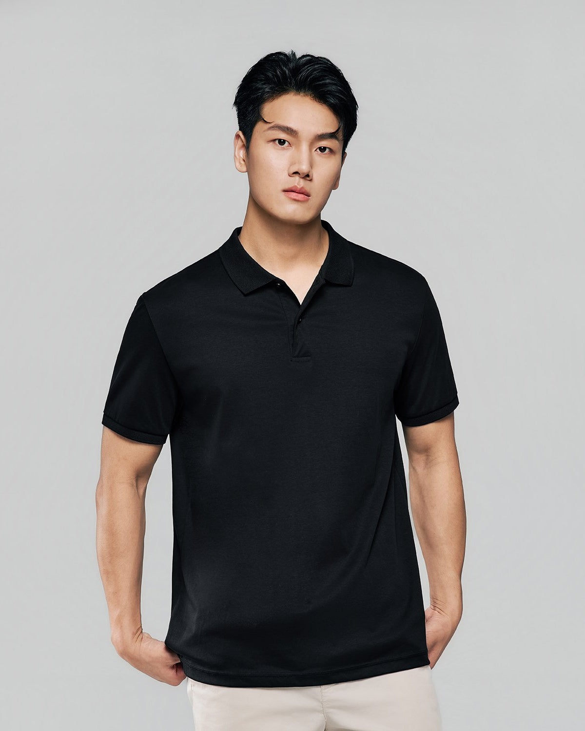 Men Regular Luxe Touch Cotton Polo Shirt - Image 4