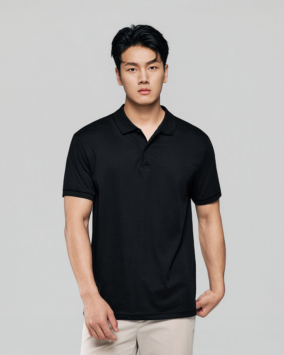 Men Regular Luxe Touch Cotton Polo Shirt - Image 5