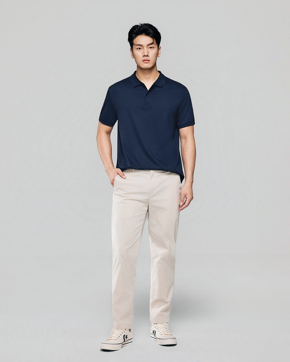 Men Regular Luxe Touch Cotton Polo Shirt - Image 1