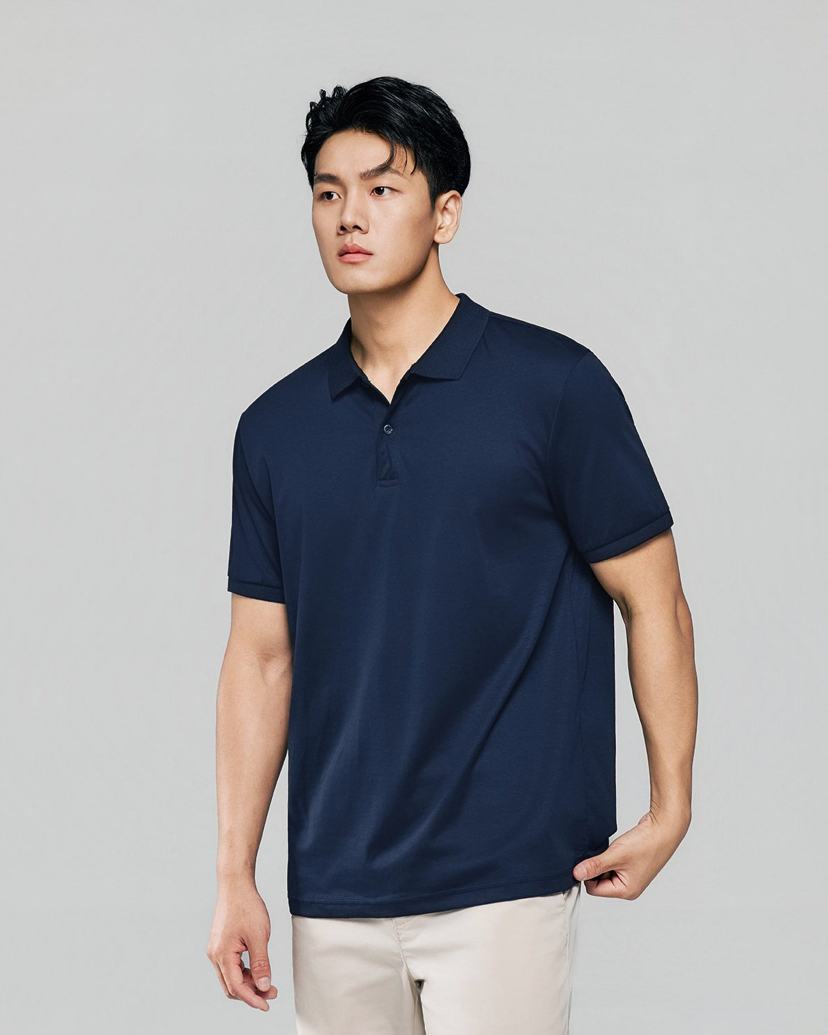 Men Regular Luxe Touch Cotton Polo Shirt - Image 2