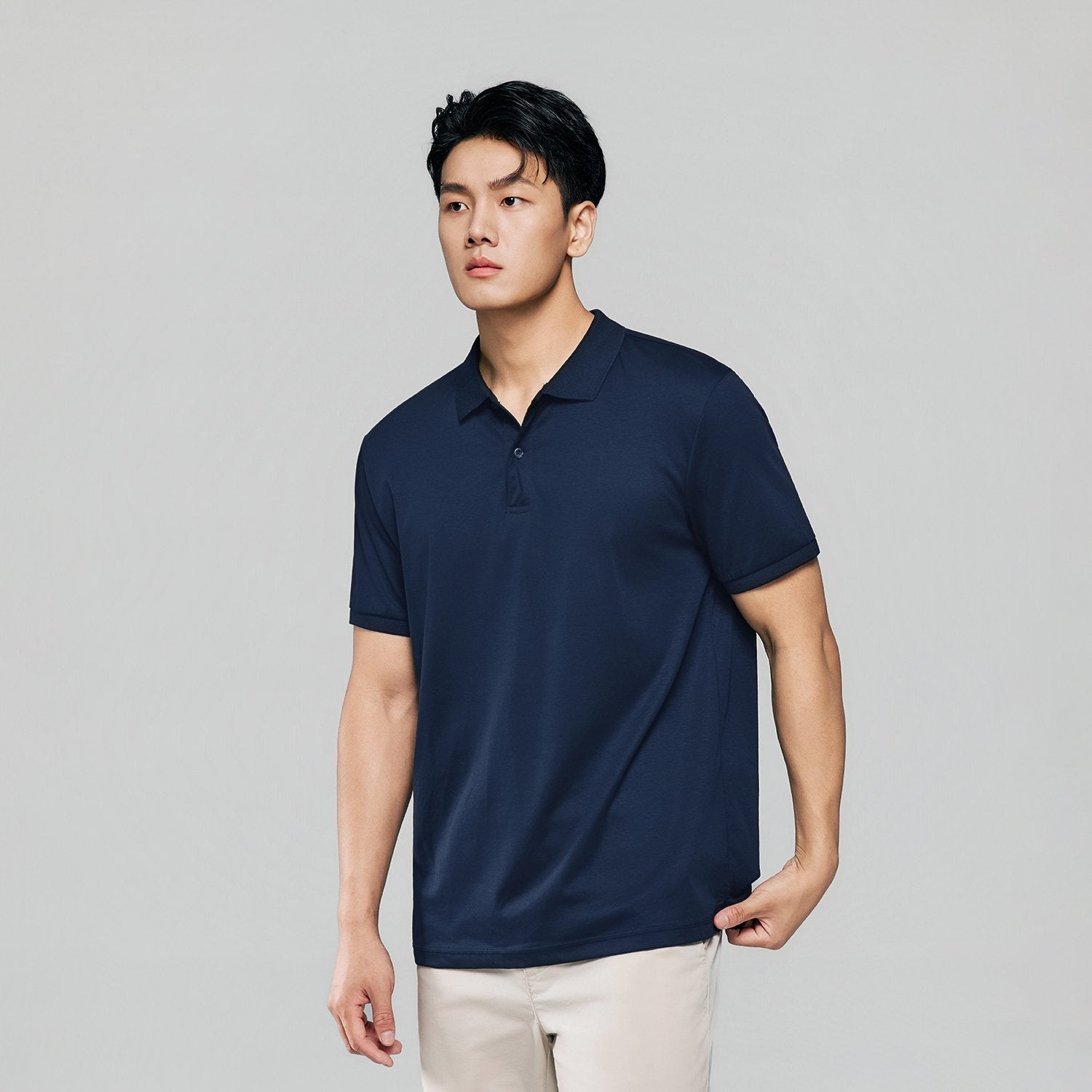 Men Regular Luxe Touch Cotton Polo Shirt - Image 2