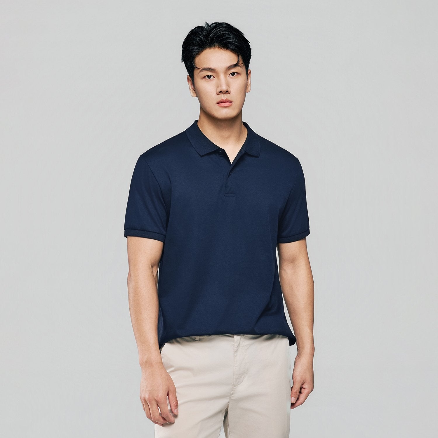 Men Regular Luxe Touch Cotton Polo Shirt - Image 3