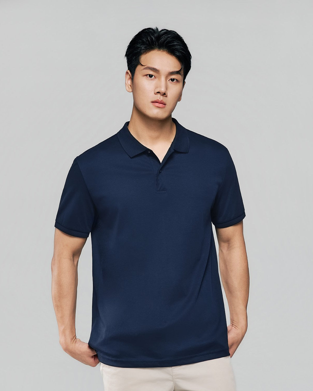 Men Regular Luxe Touch Cotton Polo Shirt - Image 4