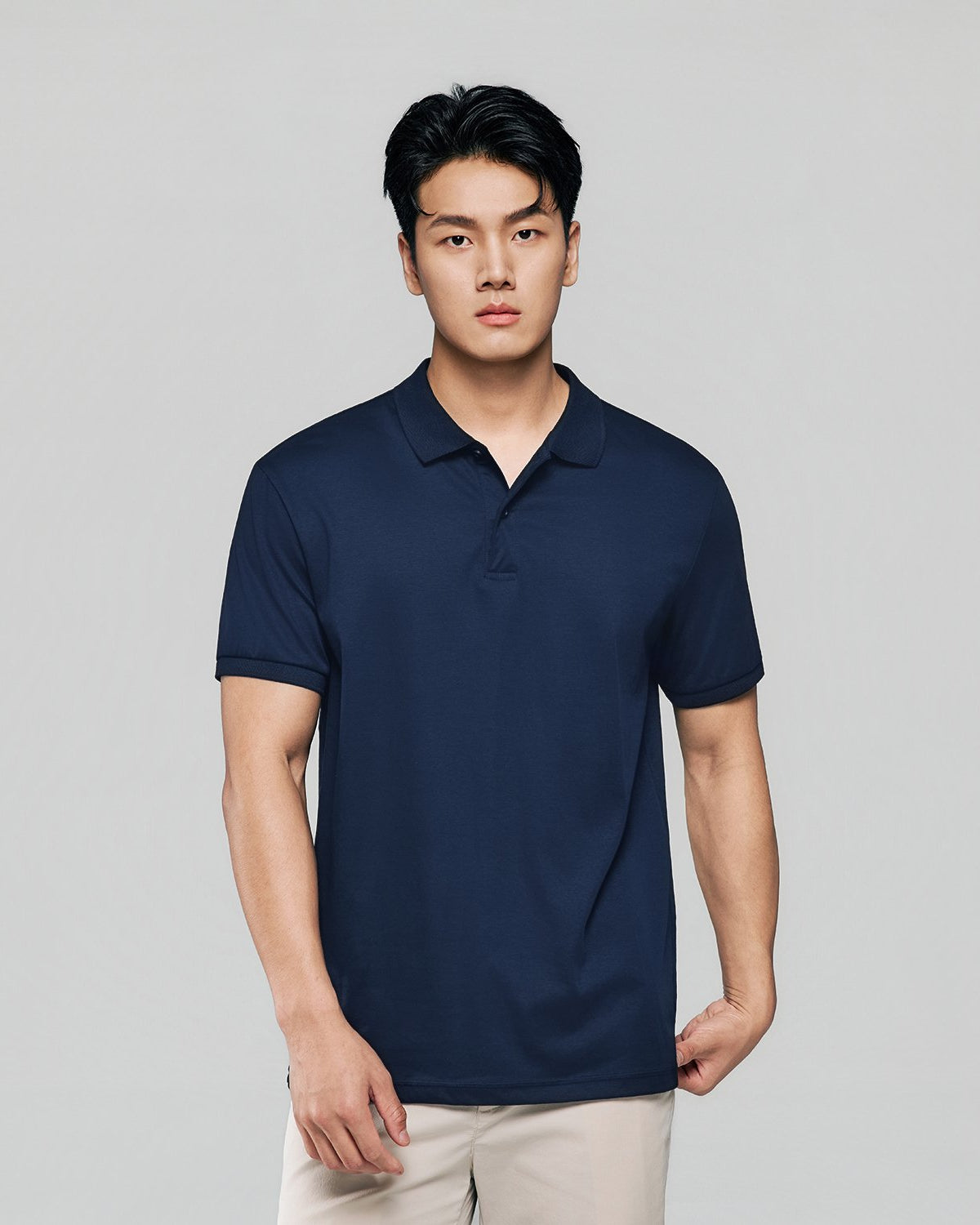 Men Regular Luxe Touch Cotton Polo Shirt - Image 5