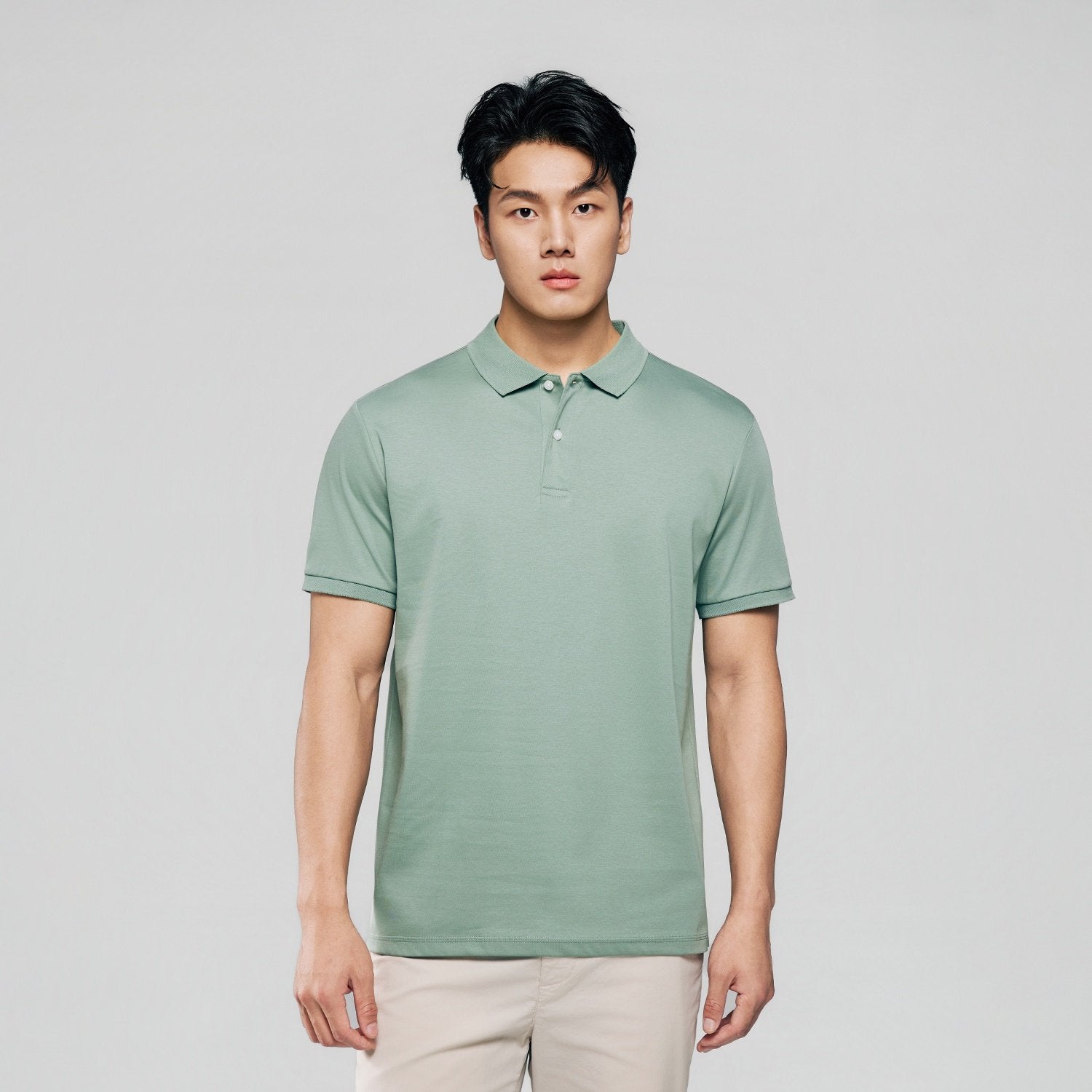 Men Regular Luxe Touch Cotton Polo Shirt - Image 2