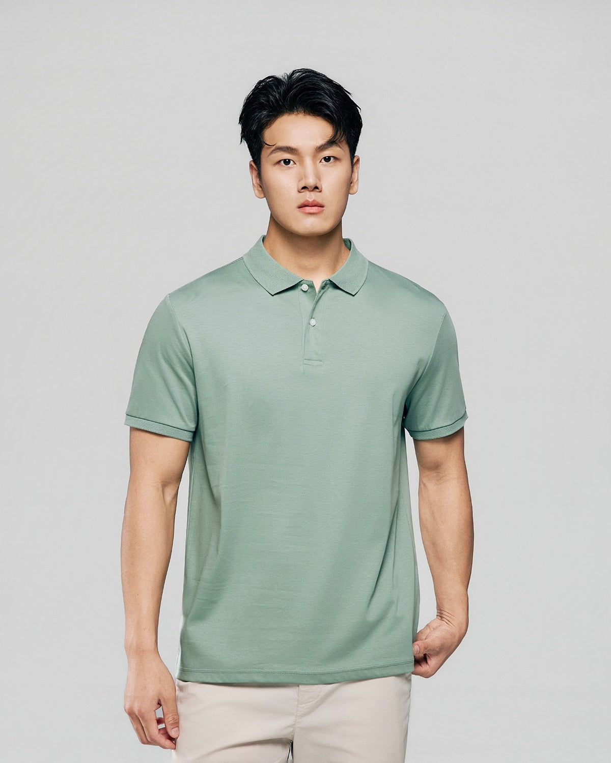 Men Regular Luxe Touch Cotton Polo Shirt - Image 3