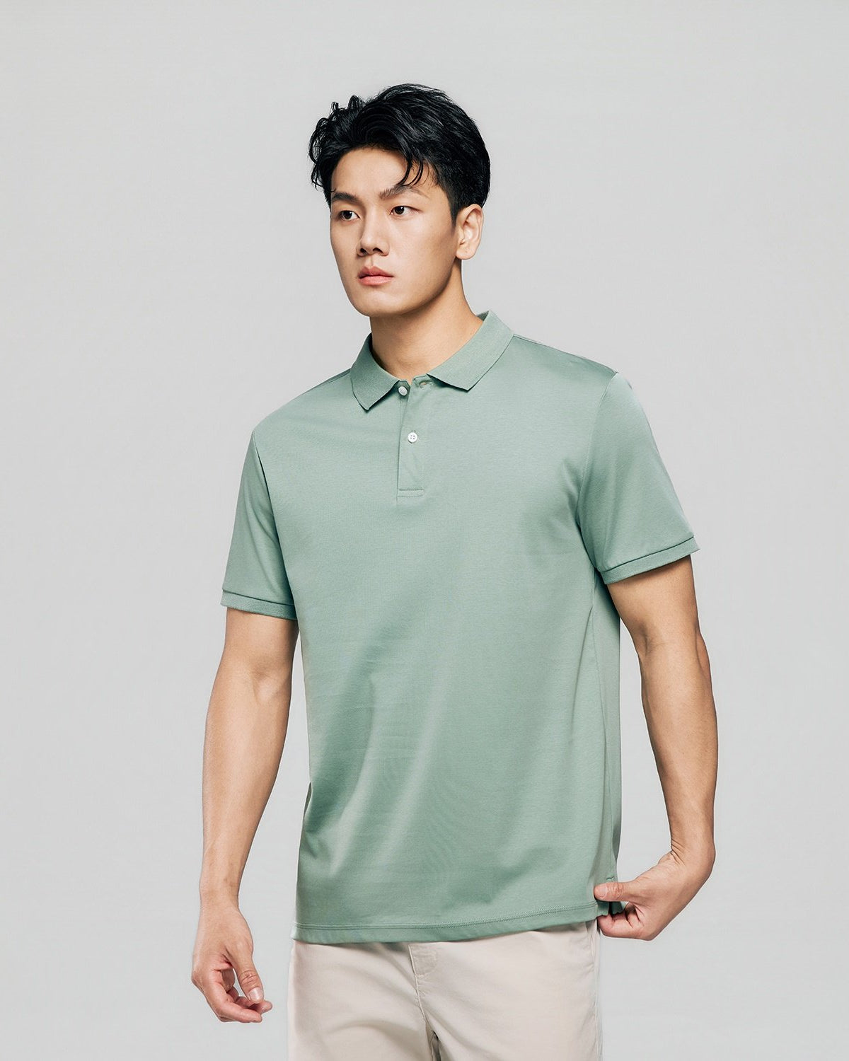 Men Regular Luxe Touch Cotton Polo Shirt - Image 4
