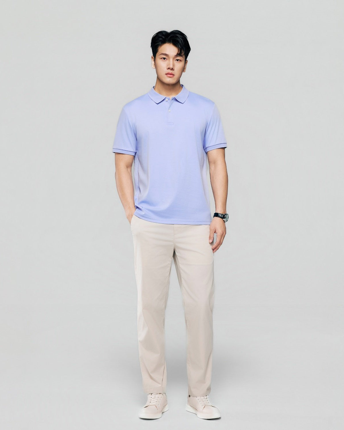 Men Regular Luxe Touch Cotton Polo Shirt - Image 1