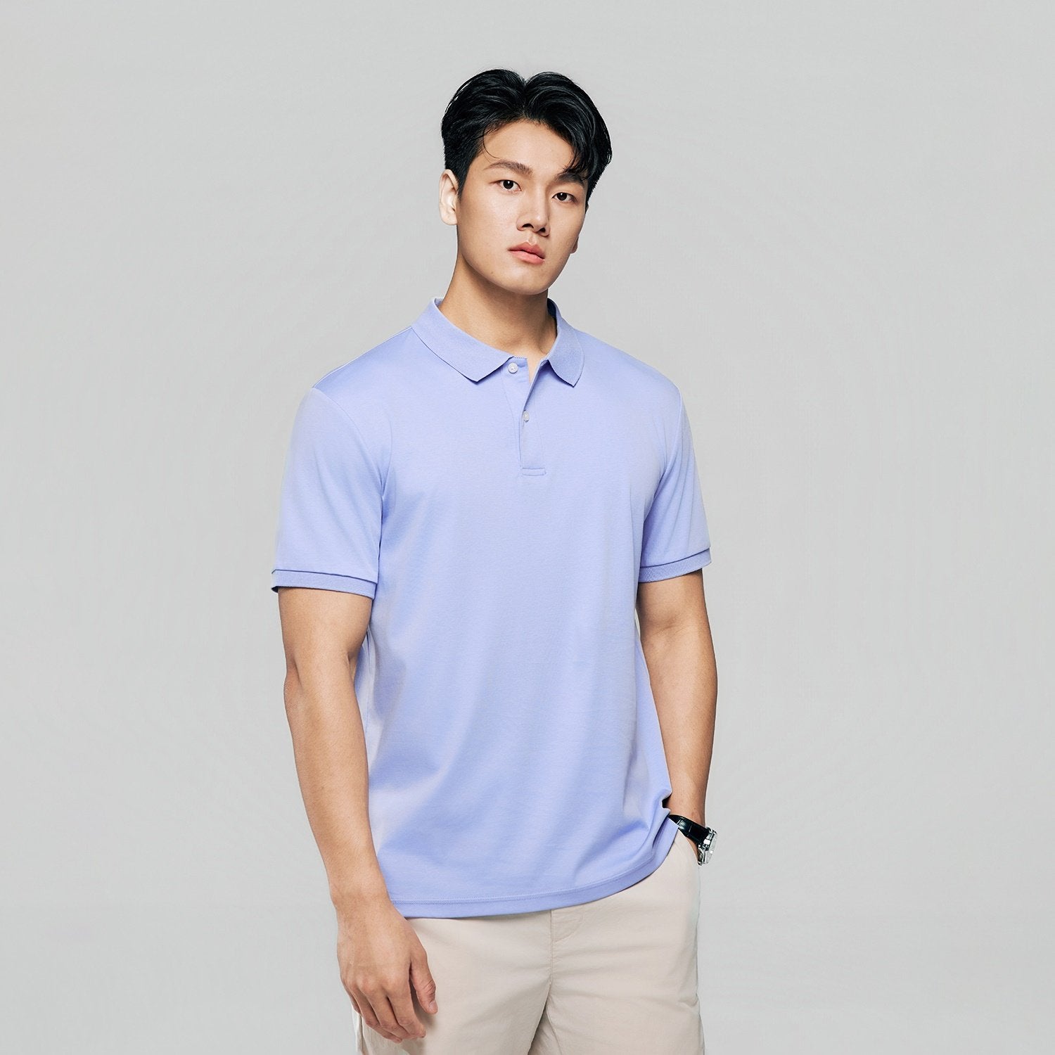 Men Regular Luxe Touch Cotton Polo Shirt - Image 3