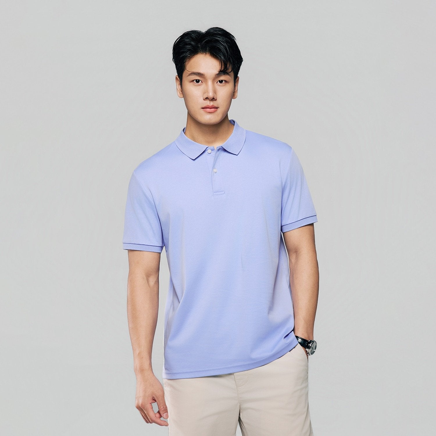 Men Regular Luxe Touch Cotton Polo Shirt - Image 5