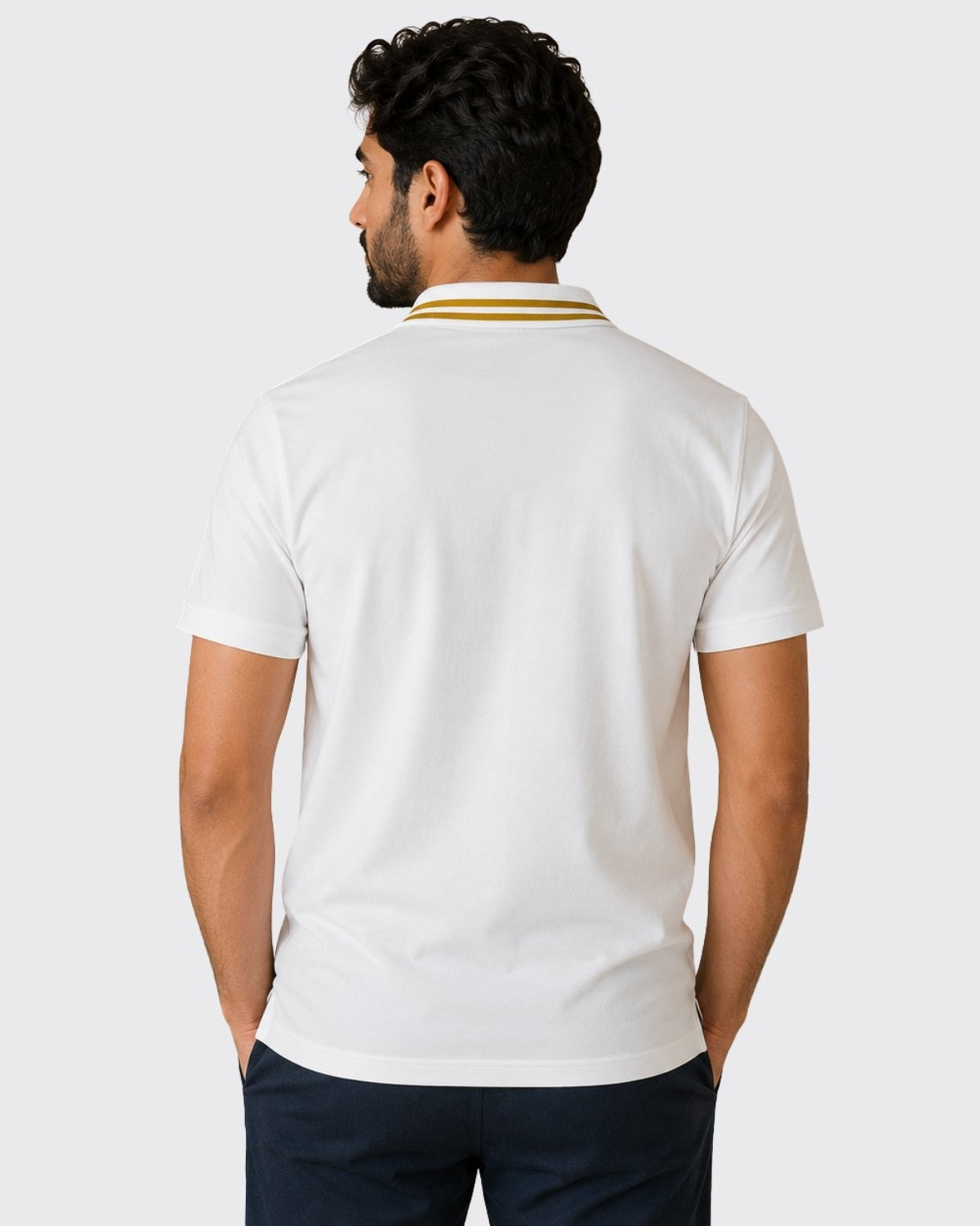 Men's Slim Fit Saudi National Day Polo - Image 2