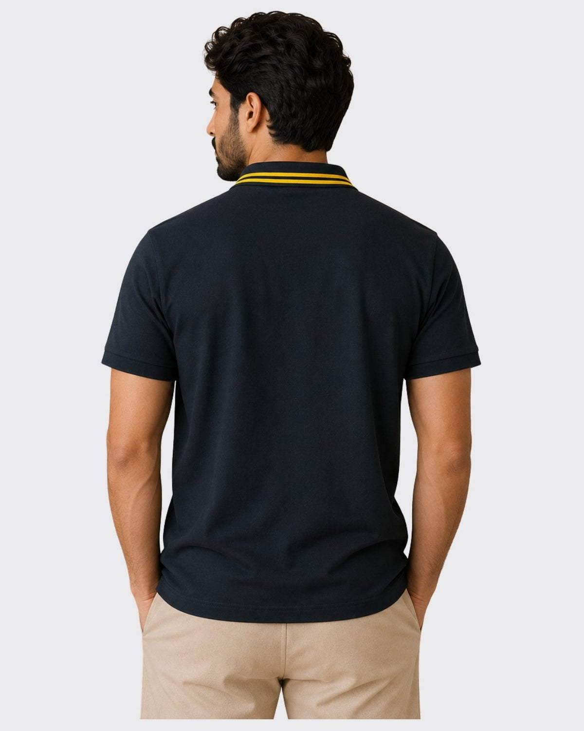 Men's Slim Fit Saudi National Day Polo - Image 2
