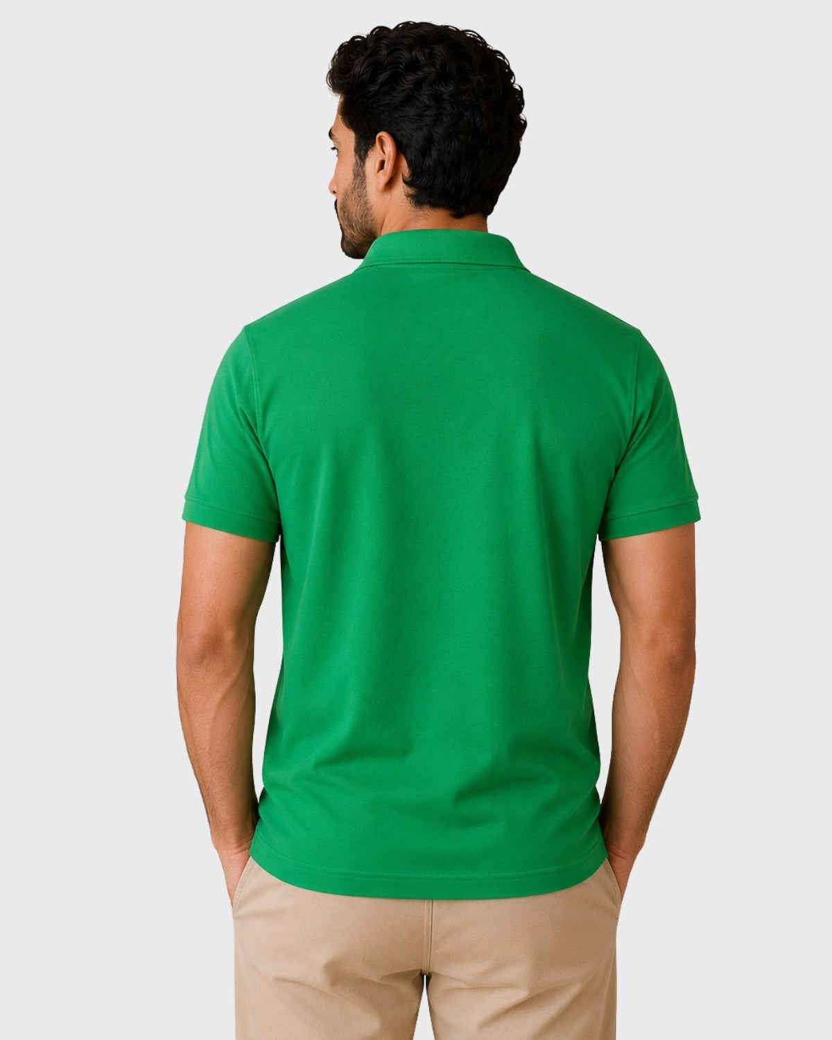 Men's Slim Fit Saudi National Day Polo - Image 2