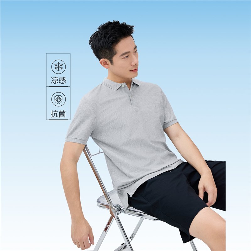 Men's Relaxed Cool Jade Pique Polo - Image 6