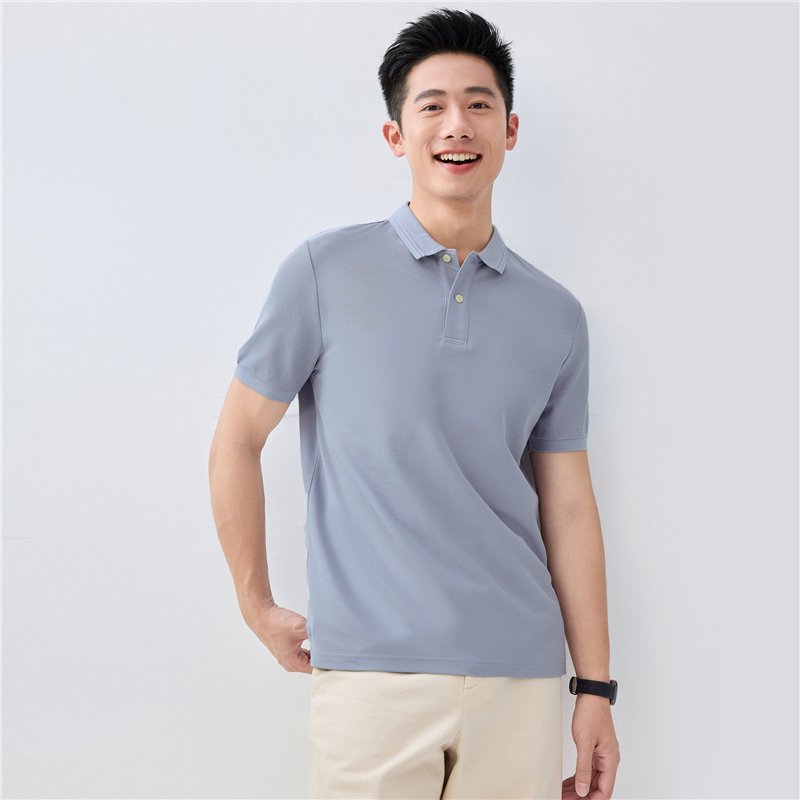 Men's Relaxed Cool Jade Pique Polo - Image 1