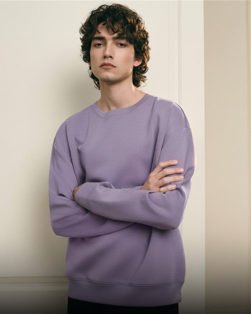 Men's Crew Neck Regular Sweatshirt - Image 1
