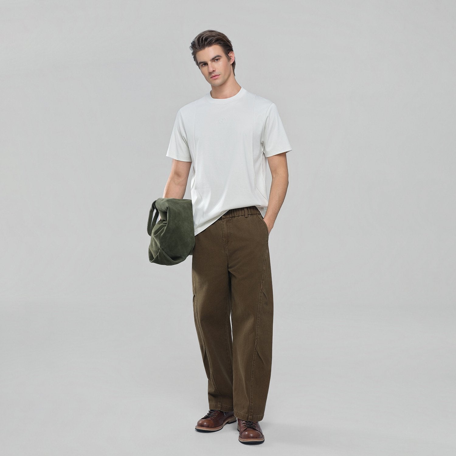 Men's Crew Neck Liquid Touch Regular fit Tee - Image 1