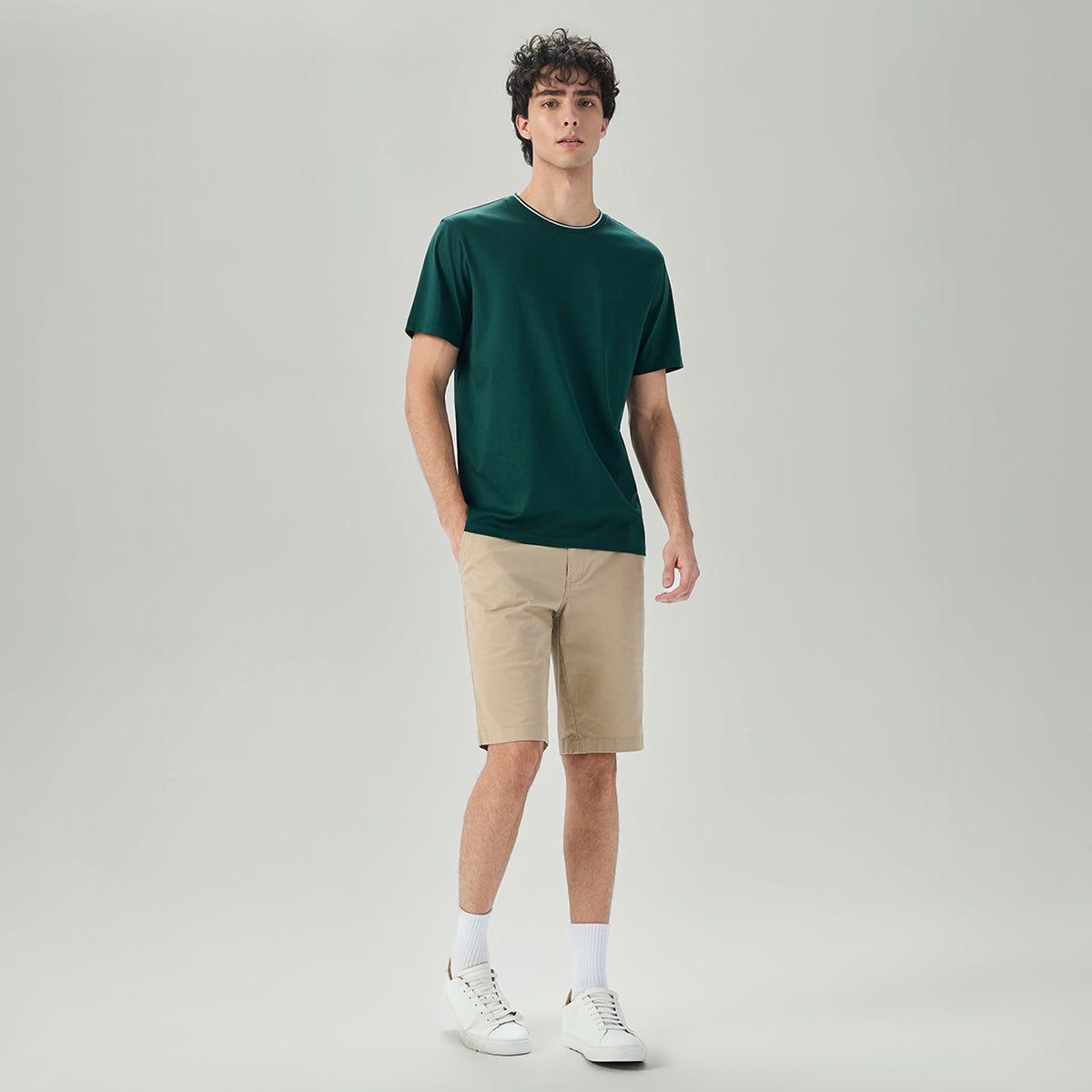 Men's Cotton Interlock Relaxed Fit Liquid Touch Tee - Image 1
