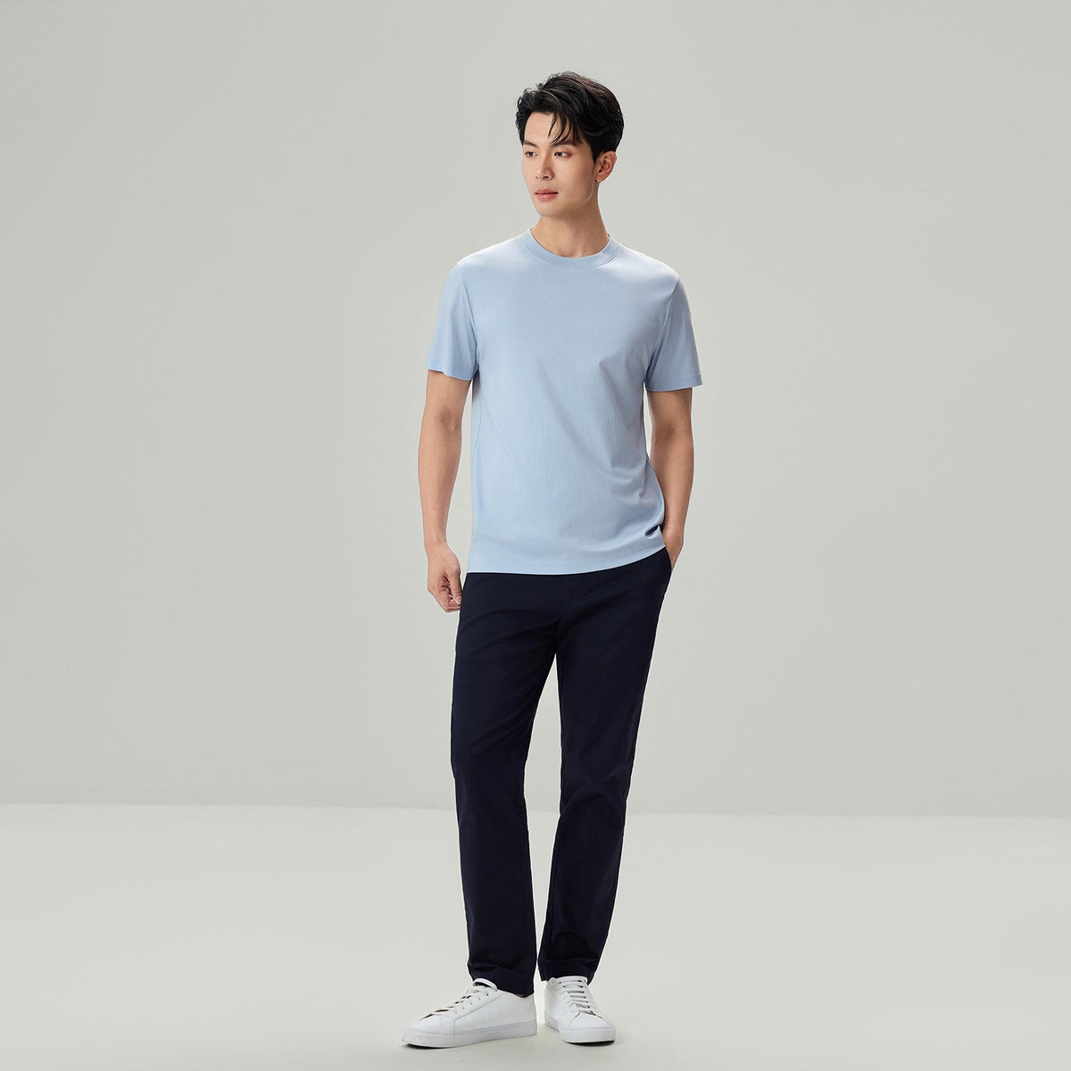 Men's Interlock Slim Fit Silk Touch T-Shirt - Image 1