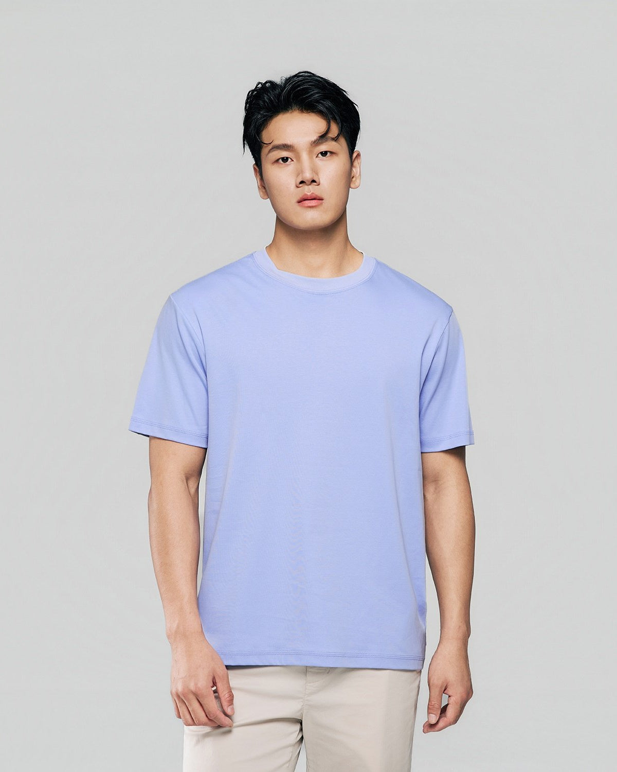 Men Regular Luxe Touch Cotton Crew Tee - Image 2