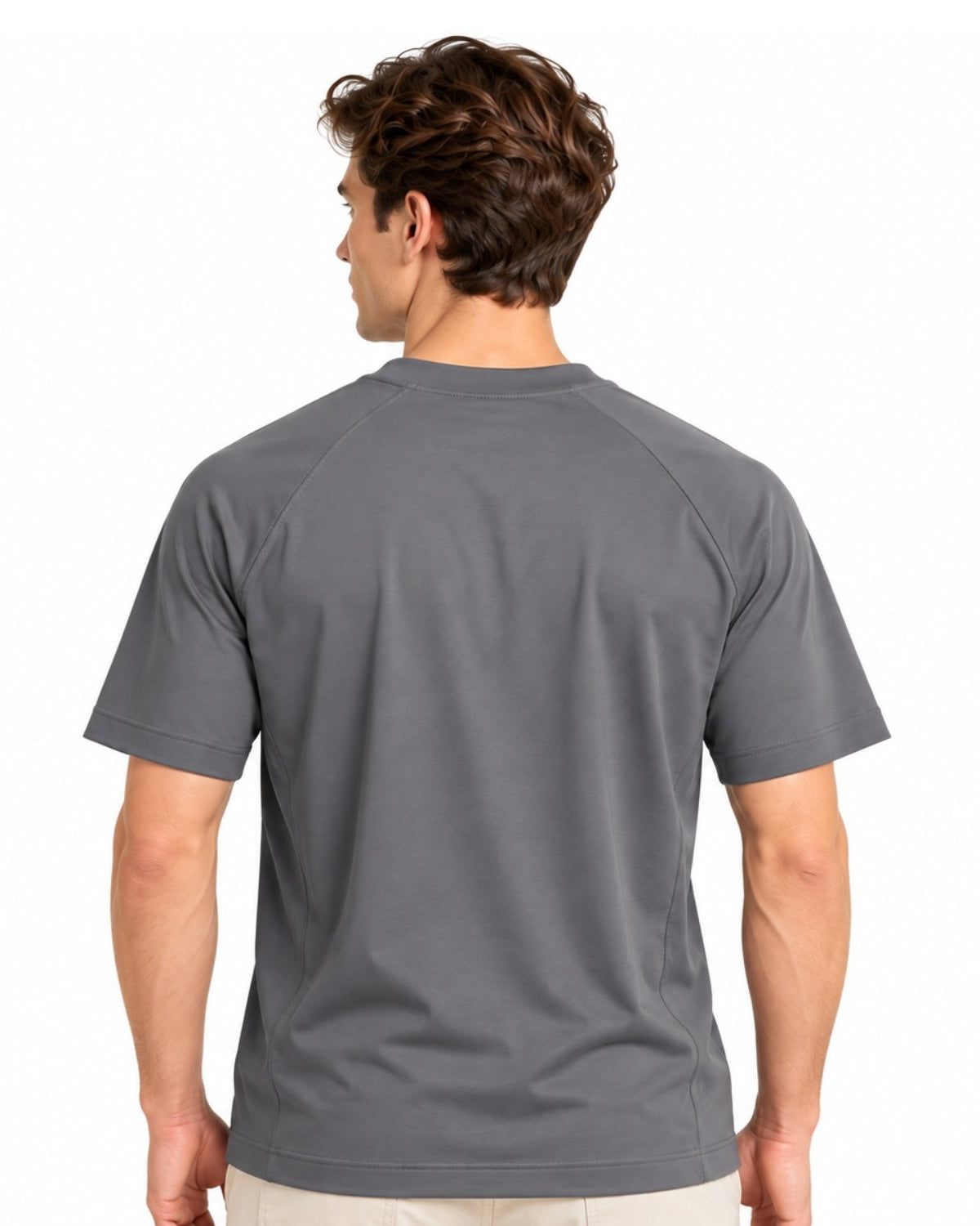 Men's Interlock Relaxed Fit Luxe Touch Mercerized T-Shirt - Image 2